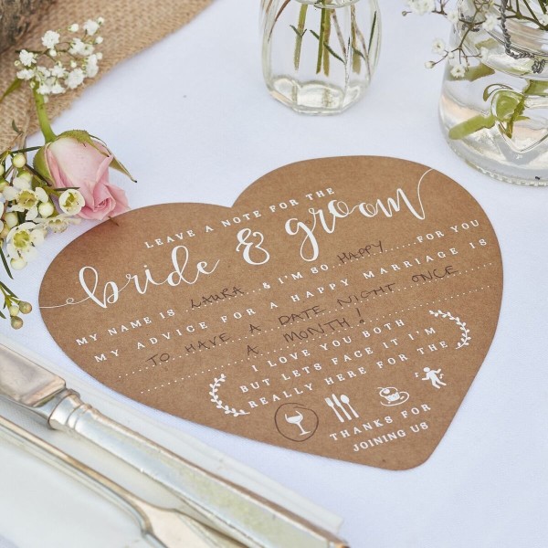 Advice Cards - Rustic Country Brun