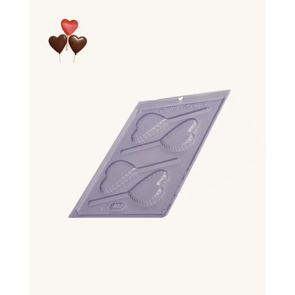 Porto Formas - 407 - Pralinform Chokladform Hjärta Transparent