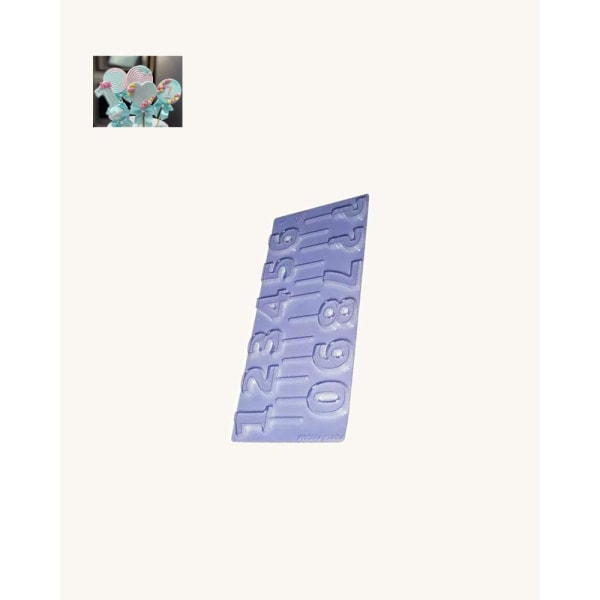 Porto Formas 851 - Pralinform Siffror Klubbor Caketoppers Chokla Transparent