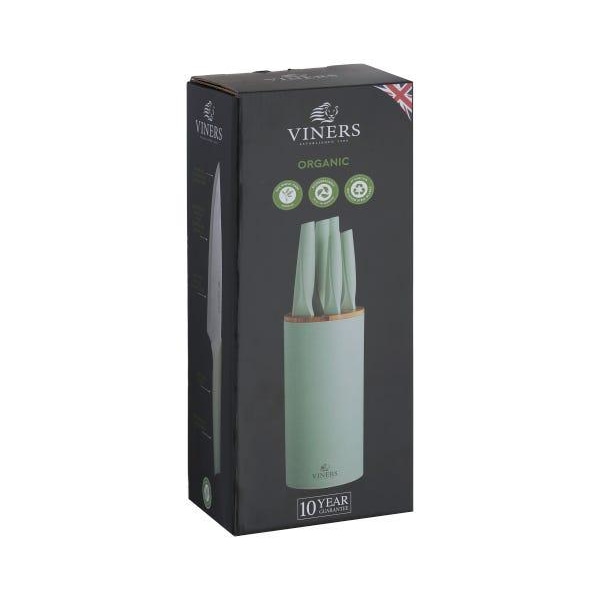 Viners® - Grönt Knivblock | ORGANIC GREEN Grön