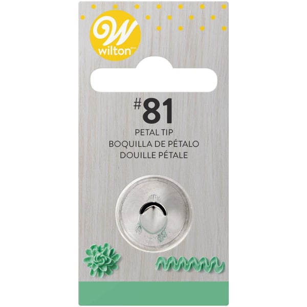 Wilton Decorating Tip #081 Specialty Tip Carded Vit