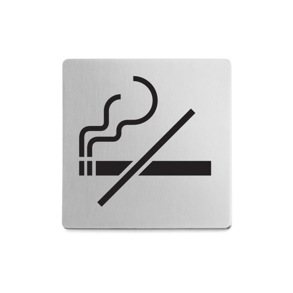 Informations Skylt No Smoking ZACK® Svart