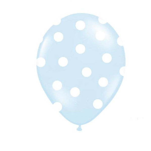 Ballonger Prickar - Ljusblå 30cm Blå