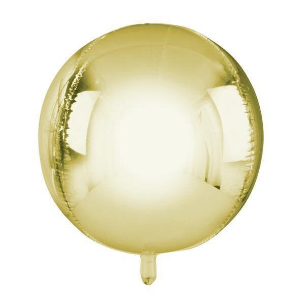 Guld Klotballong - Metallic Orb Balloon Guld