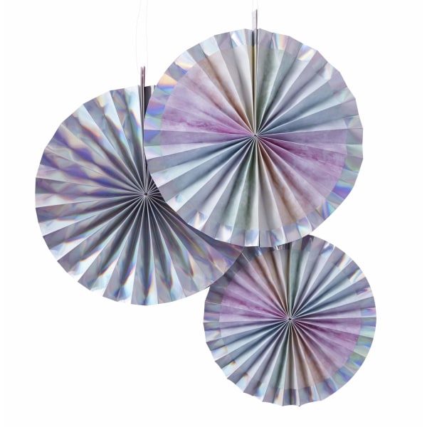Pin Wheels Rainbow & Iridescent - 3-Pack Silverglas