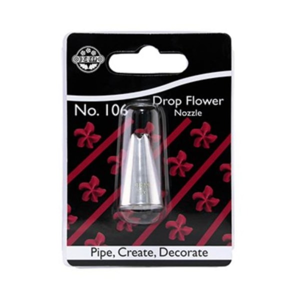 JEM Loose Drop Flower Tyll #106 Stängd Stjärntyll för Blommor Silver