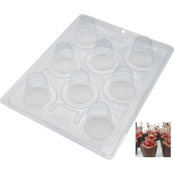 BWB Special 3-Part Mold - 9408- Pralinform Chokladform Transparent