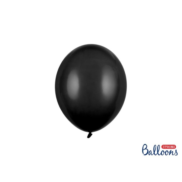 Starka Ballonger Pastell 23cm, svart Svart