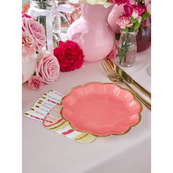 Servetter Födelsedagstårta och Blommor - Talking Tables Rosa 0c6e | Rosa |  Fyndiq