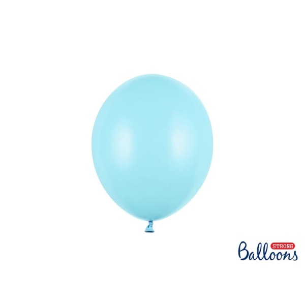 Starka Ballonger 23cm, Ljus Blå Blå