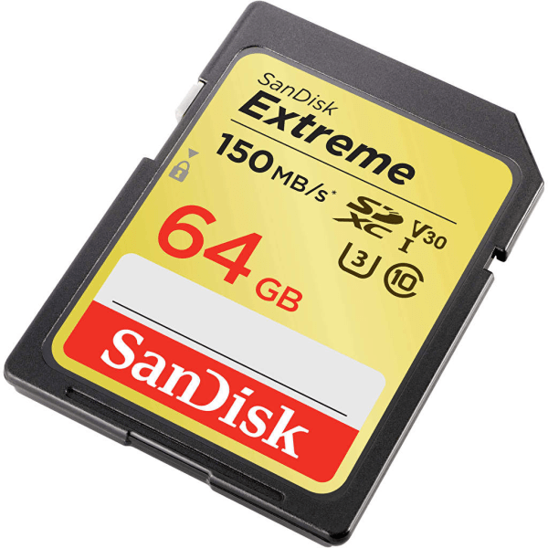 Köp SANDISK Minneskort SDXC Extreme 64GB 150MB/s UHS-I | Fyndiq