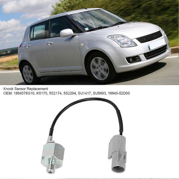 Knocksensor Passer til Suzuki ALTO (FF) 1.1 (RF410) F10D F10DN 1061 46 4 Hatchback 04-08 KS170