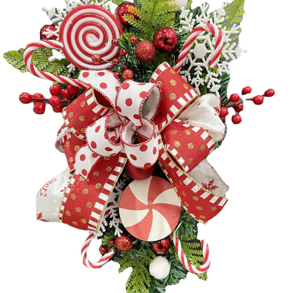 #simulert krans julegodteri#