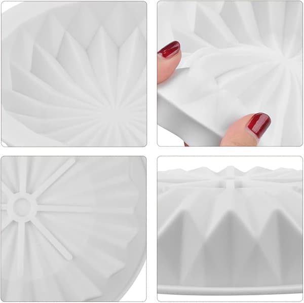 *3D silikone kageform til budding is isterninger gelé mousse fondant*