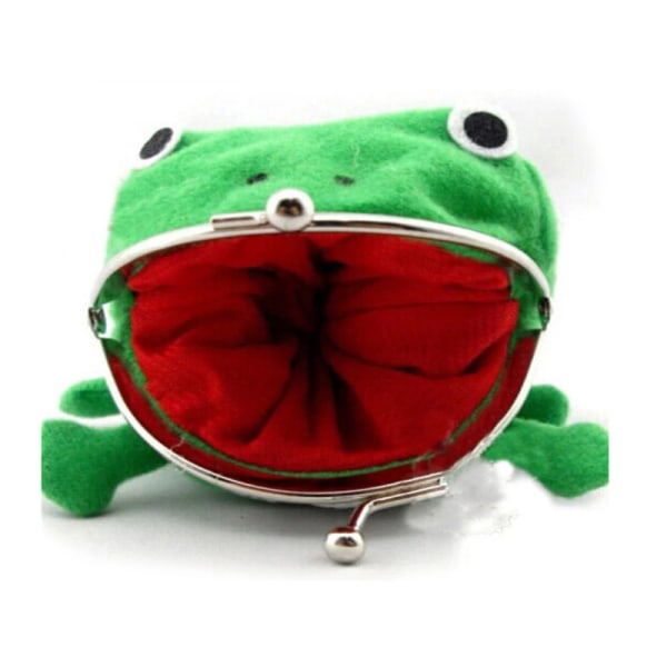 #2 stk Naruto Frø Sød Plys Pengepung til Unisex Børn Kreativ Billig Pengepung (Grøn En Størrelse)#