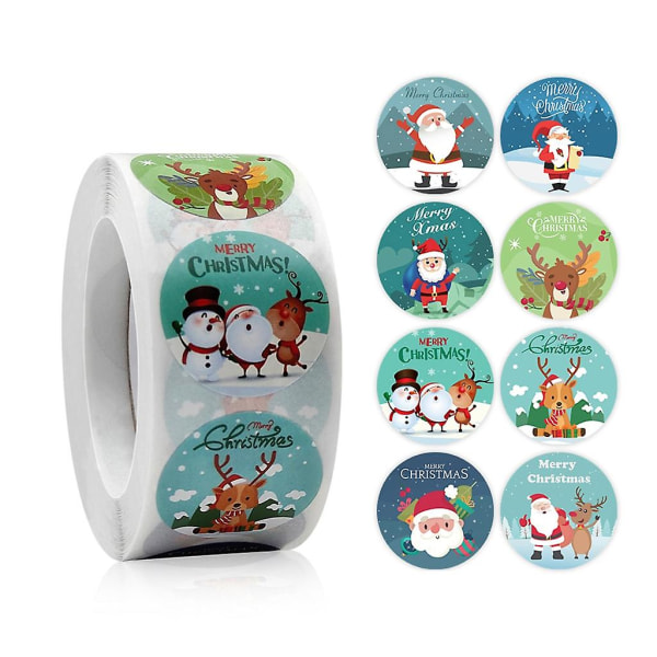 Dekorationer Xmas Seal Praktisk prydnad Presentetiketter Merry Christmas Stickers