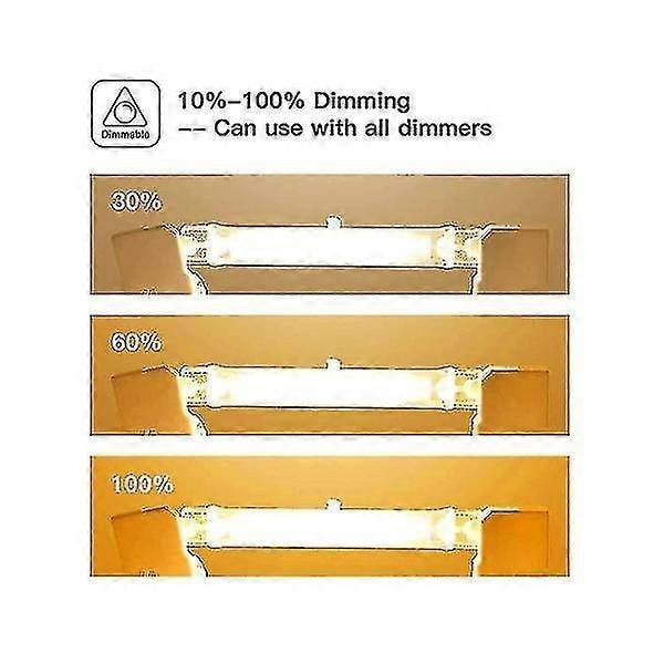 R7s halogenlampe 118mm 200w 230v halogenstav R7s halogenlampe R7s dimbar halogenlampe L