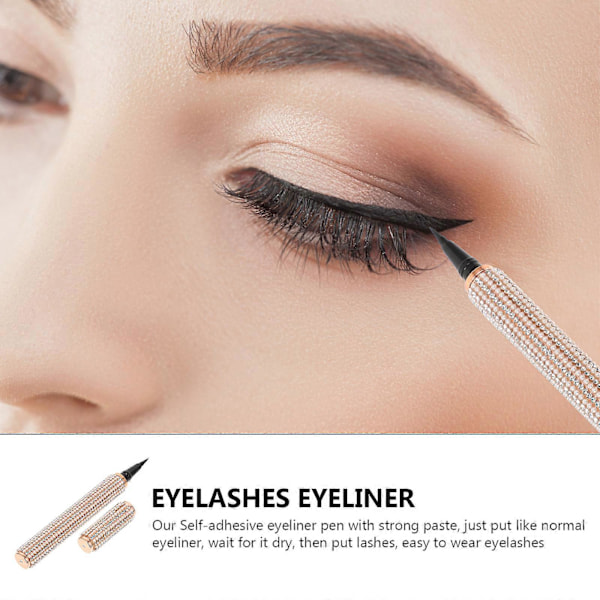 1kpl Nestemäinen eyeliner-kynä vedenpitävä silmänrajauskynä silmämeikkikynä meikkiin