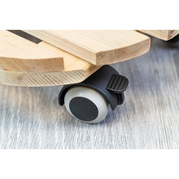 *hjul til planter Ø 330 mm Belastning Naturlig fyrretræstop TPE-hjul med*