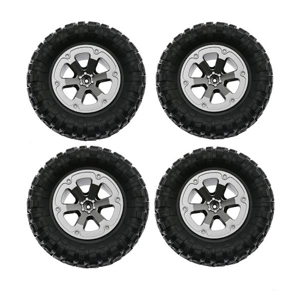 /#/4 stk./sæt RC Crawler-dæk 1:16 Crawler-dæk Gummidæk RC Tilbehør Fjernbetjening Militærbil Del/#/