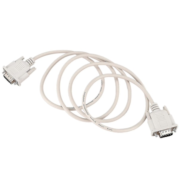 1.4m Rs232 Db9 9 Pin Til Vga Video 15 Pin Adapter