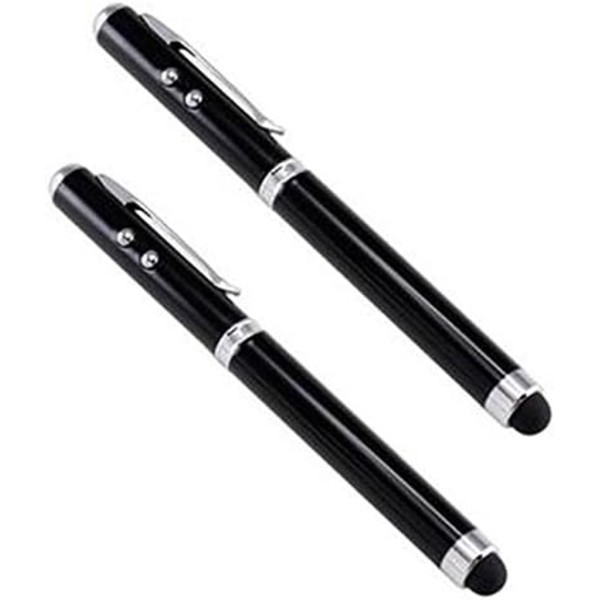 [2 kpl] 4-in-1 Universaali kosketusnäyttö-kynä + kuulakärkikynä + P