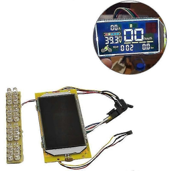 36V Elektrisk Scooter Display LCD-skjerm 8 tommer Elektrisk Scooter Utstyrsutskifting Passer