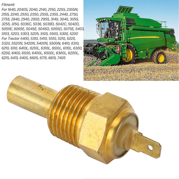 Vattentemperatursensor RE51774 Hög Noggrannhet Vattentät Stabil Vattentemperaturgivare för 1640 2040S 2040 2140 2150
