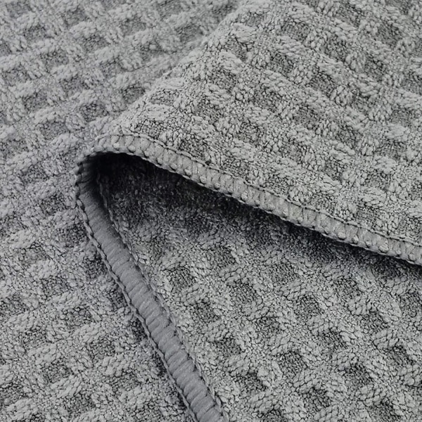 Premium Mikrofiber Kjøkkenhåndkle Wafflevev, 6-pakning (