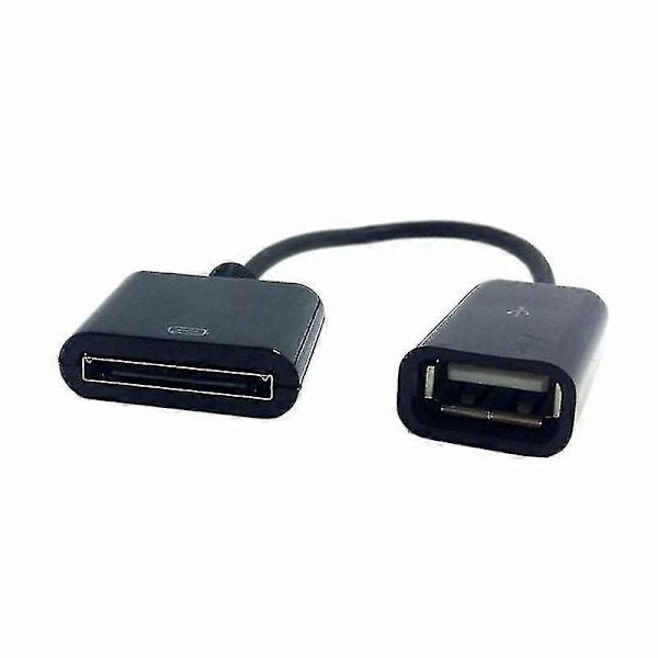 10 cm Docking 30-nastainen USB 2.0 -nastaiseen naisliitäntään lyhyt kaapeli telakointi 30p musta &
