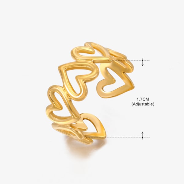 /#/Finger ring wrap ring basic silver heart-shaped love/#/