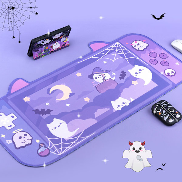 #Ghost stort musmatta, 79×39cm#
