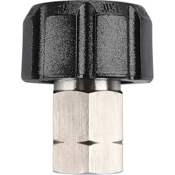 Högtryckstvättadapter, Metrisk M22 Hona Till 1/4 Tum Hona Npt-koppling, 5000 Psi
