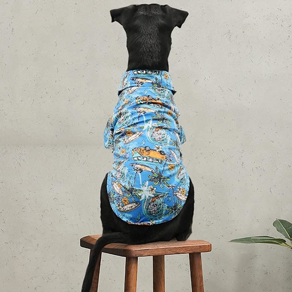 *Poseca Koiran Vaatteet Kesäpaidat Koiranpaidat Havaijin Rantapaidat Koirille Koiran Chihuahua Vaatteet Kissan Vaatteet Kesä Lemmikkieläinten Vaatteet*
