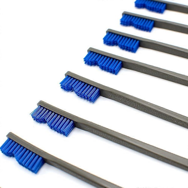 Sininen nylon yleispuhdistusharja aseille (10 kpl)