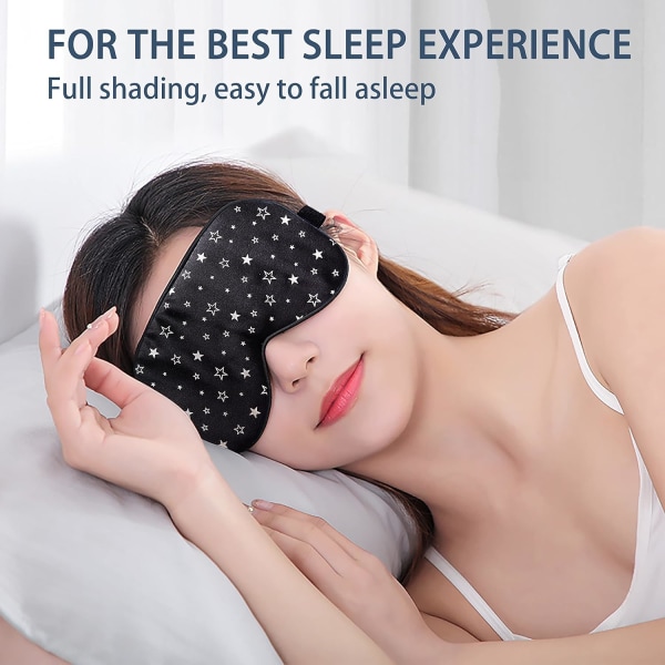 100% silkkinen unimaski säädettävällä hihnalla, mukava ja upea