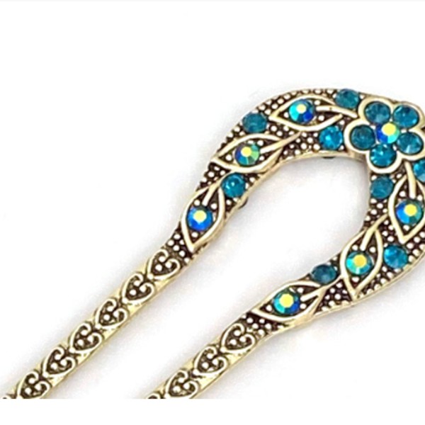 #(Blå) Vintage Hårsticka#