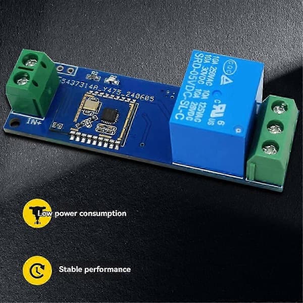 Enkelt relémodul Bluetooth-nærhetsbrytermodul Auto Sense Mobiltelefon Nærhetsopplåsingsmodul
