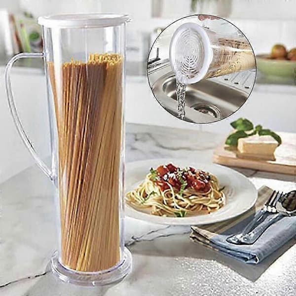 Plast Nudelbox Spaghetti Burk Transparent Kopp Kök