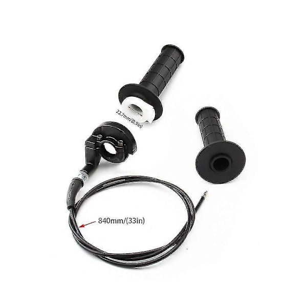 7/8\" Gasshåndtak Akselerator Håndtak og Kabelsett + Venstre Høyre Clutch Bremsehåndtak Hendler For Offroad Motorsykkel Gasshåndtak 110-25