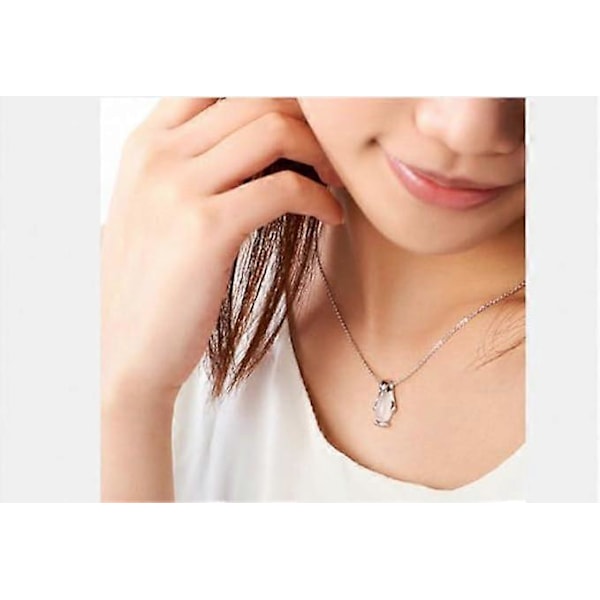 Pingvin Opal Halsband För Kvinnor vänskap 925 Sterling Silver Pingvin Opal Hänge
