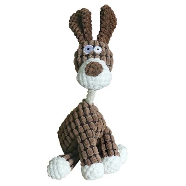 Plush och tyg hundleksak - Brun