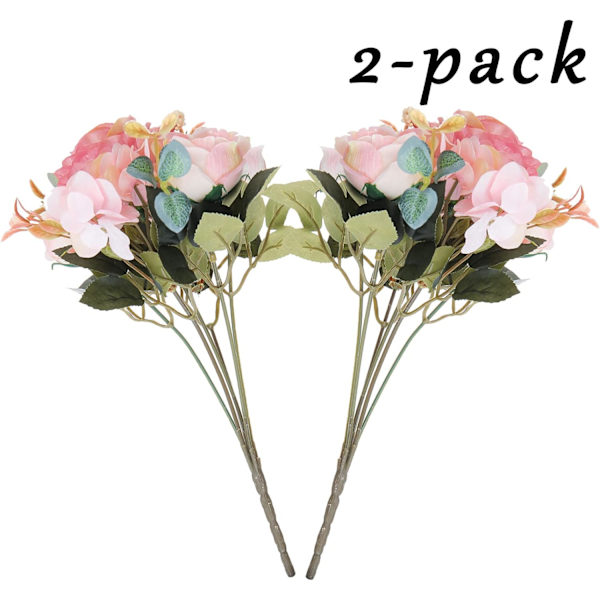 Kunstige blomsterbuketter Peony Kunstig blomst til bryllup brud