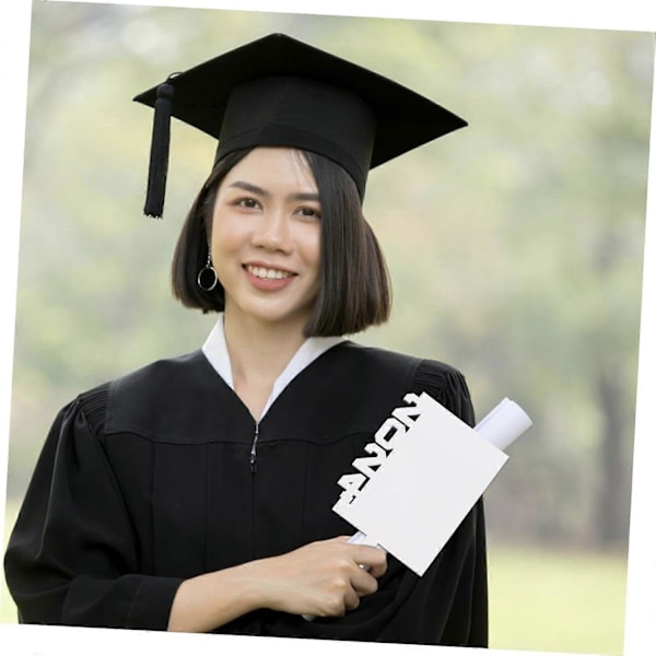 2024 Graduation Fan DIY Håndverksvifter Klasse 2024 Tilbehør 2024 Vifte Fotoramme Sublimering Graduation Emner En Ramme Skilt Bordpynt Rektangulær