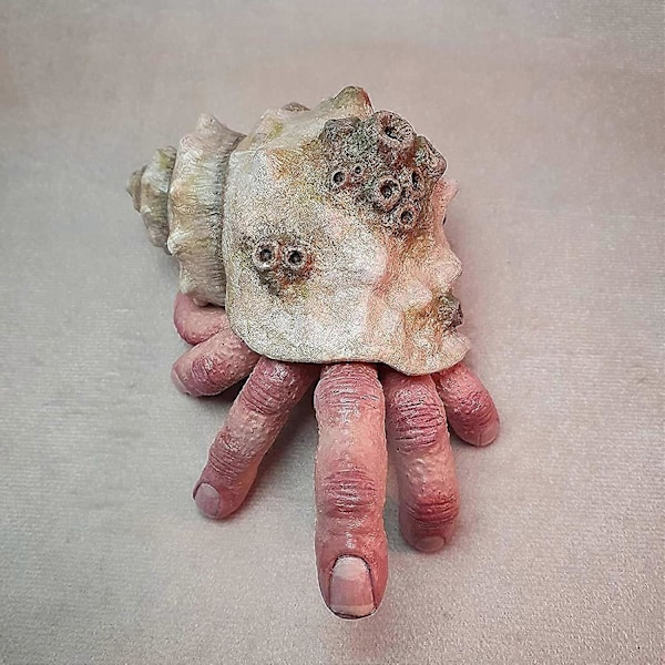 Fingerkrabbe Statue, Fingerkrabbe Uhæggelig Mærkelig Realistisk Horror Resin