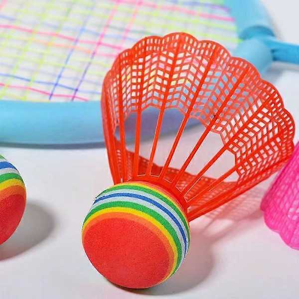 5 kpl Nylon Sulkapallosulkia, Muoviset Värikkäät Harjoitussulat Sulkapallopallot Lyöntiharjoitteluun Nuorille Pelaajille Sisällä ja Ulkona, Satunnainen