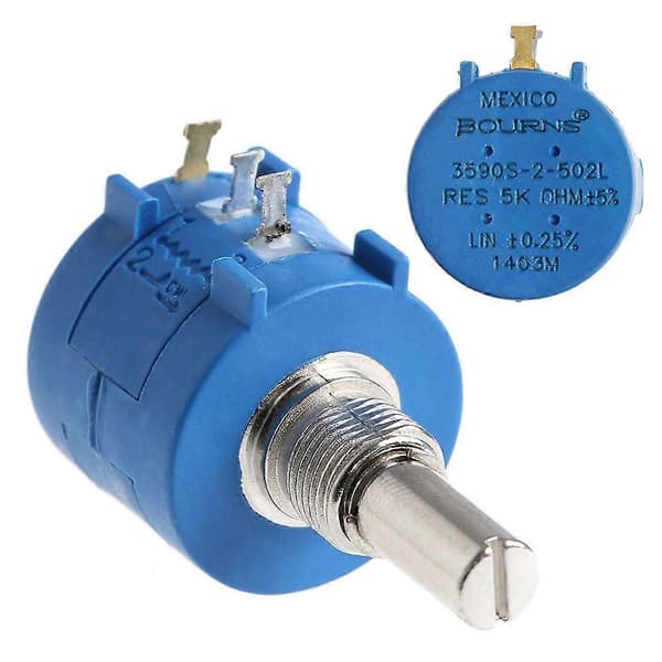 3590S-2-502L 5K Ohm Precision Multivarvs Potentiometer Resistor Justerbar Ny