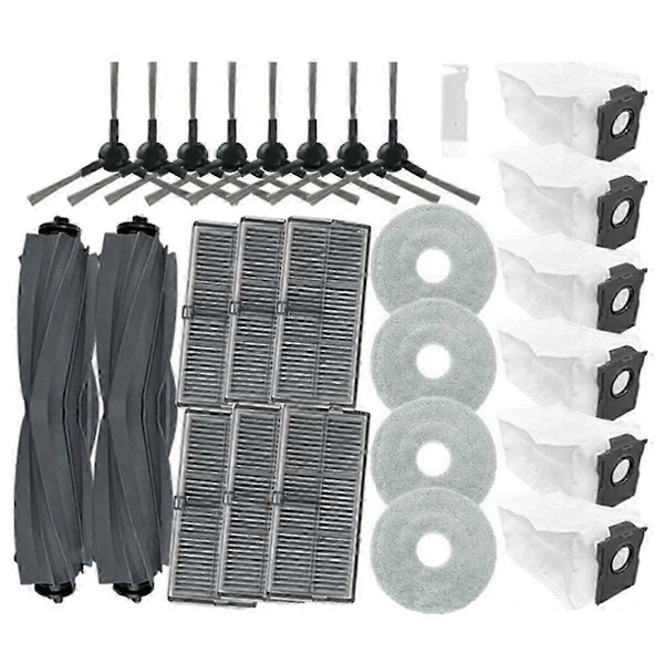 Til E30 Ultra Støvsuger Reservedele Hoved Sidebørste Hepa Filter Moppeklud Støvpose Tilbehør