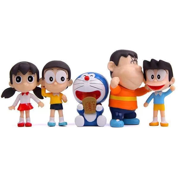 #8 kpl Doraemonin perheen muotokuva Doraemon Doraemon leluhahmo#
