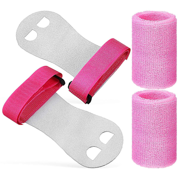 4 stk. Gymnastikgreb og håndledsbånd Bar Grips Palm Protection og håndledsstøttebånd til børns træningsøvelser
